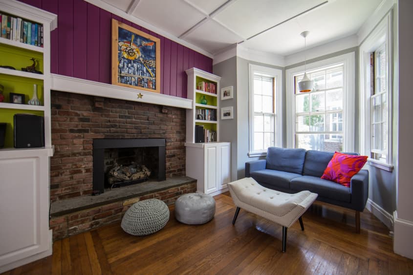 House Tour Color and Pattern in a Rhode Island House Apartment Therapy